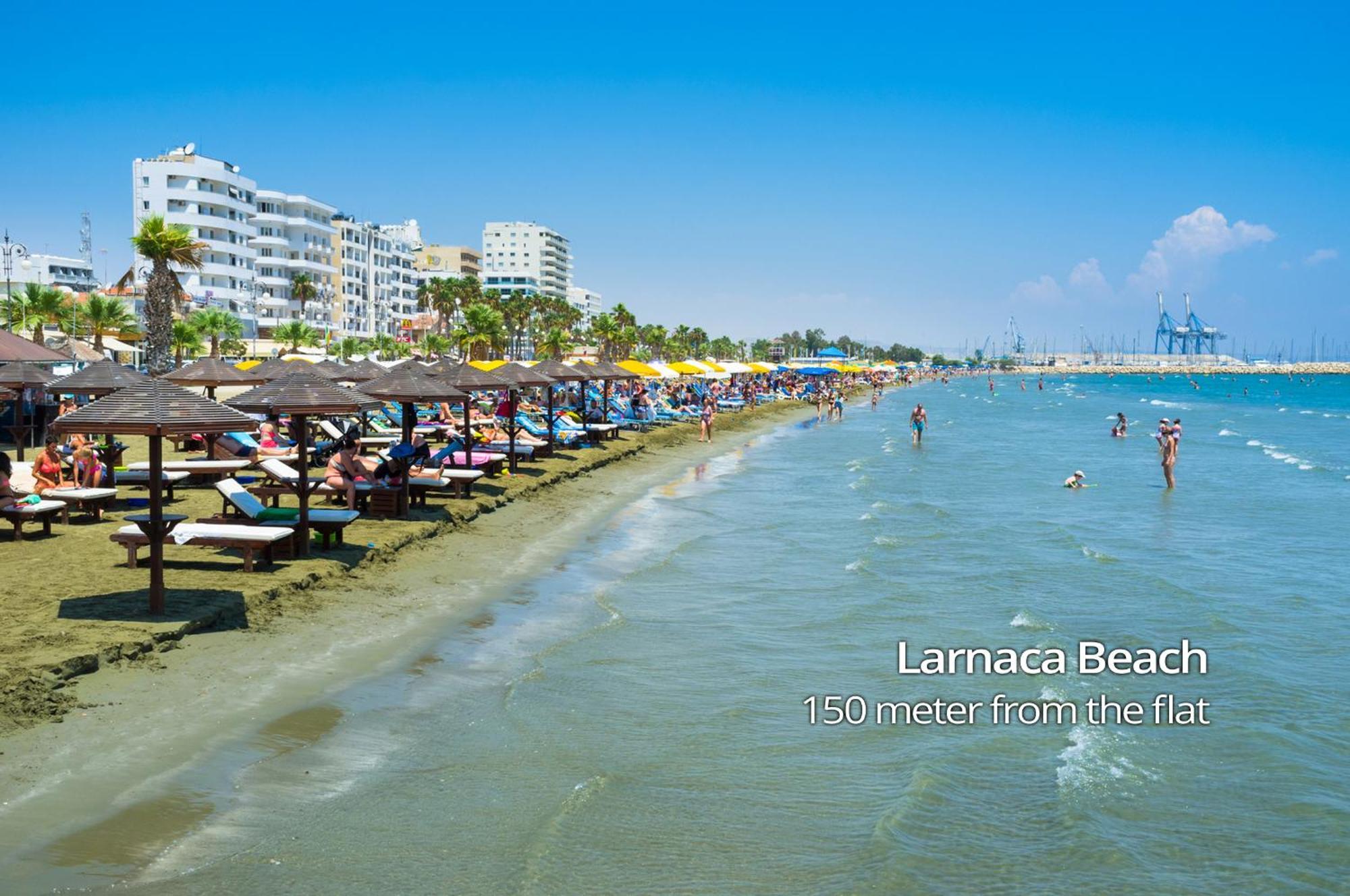 Paradise Palms Seaview Apartment لارنكا المظهر الخارجي الصورة